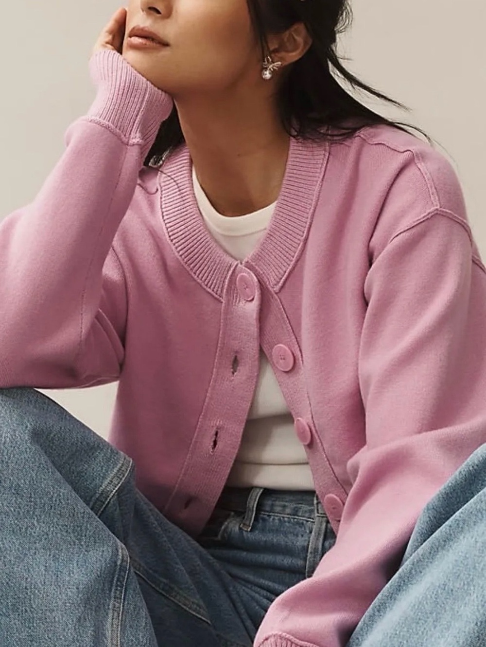 Maeve Sutton Compact Cardigan Sweater
